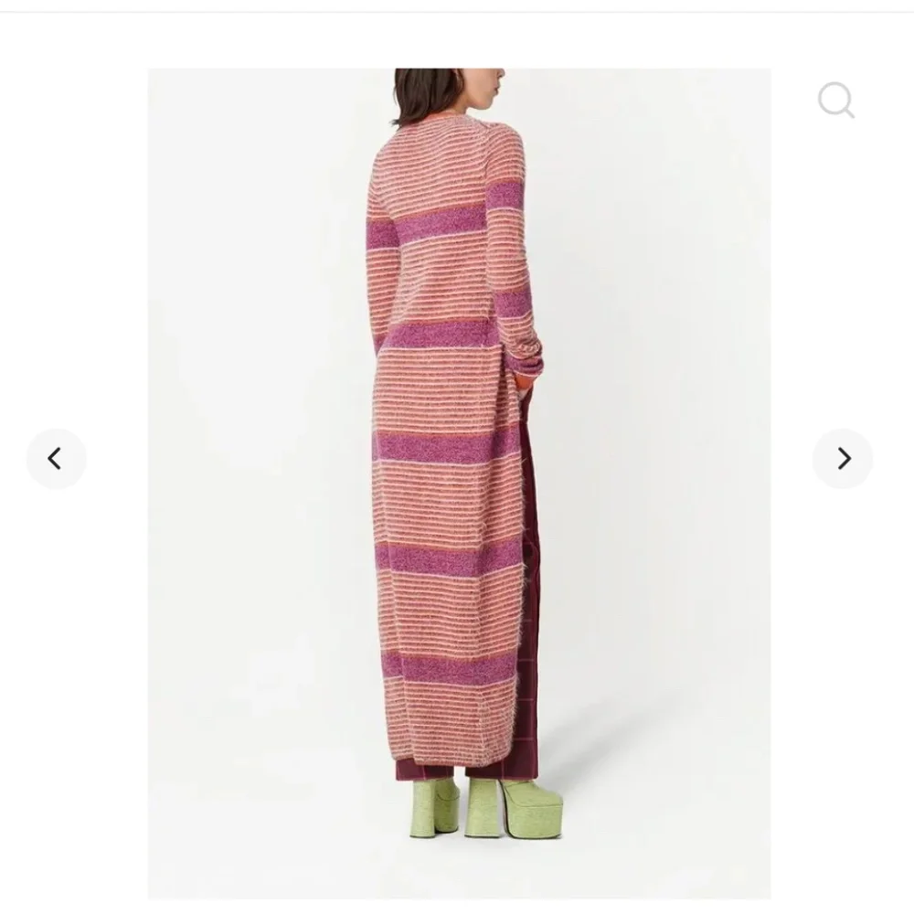NWT - MARC JACOBS Striped Cardigan Coat - Picture 2 of 7